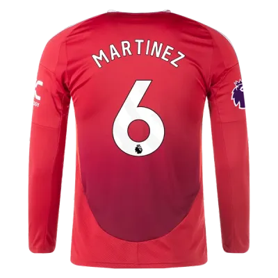 Lisandro Martínez Manchester United 24/25 Long Sleeve Home Jersey 01