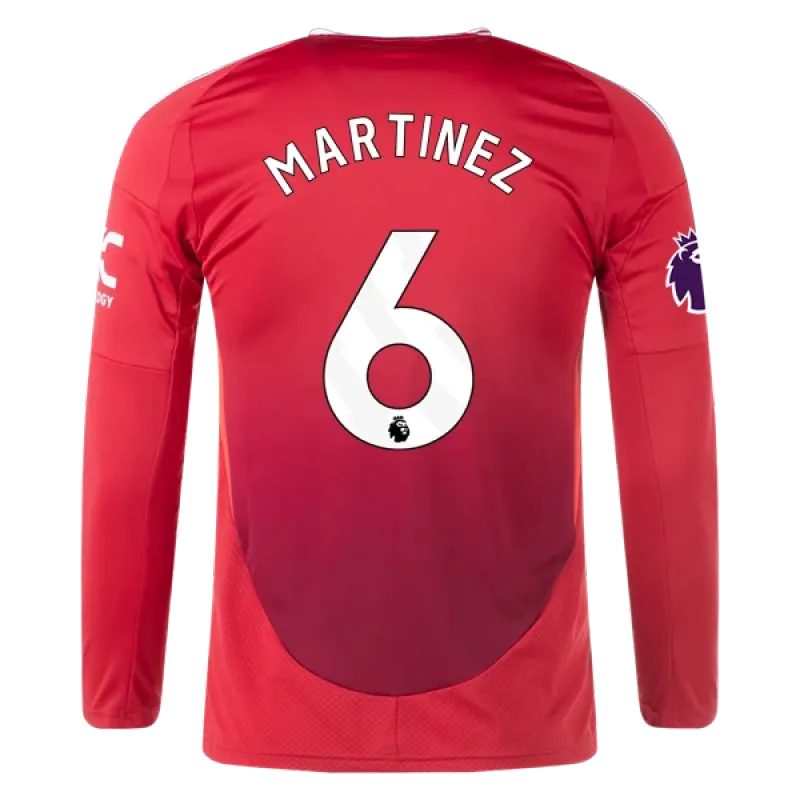 Lisandro Martínez Manchester United 24/25 Long Sleeve Home Jersey