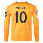 Luka Modric Real Madrid 24/25 Player Long Sleeve Away Jersey