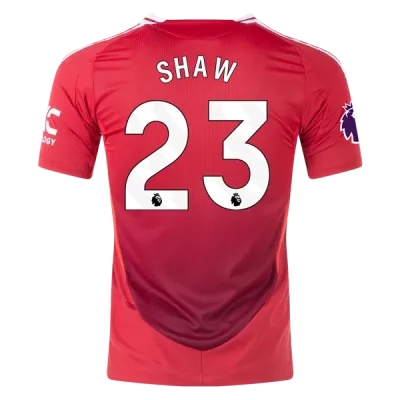Luke Shaw Manchester United 24/25 Player Home Jersey 01