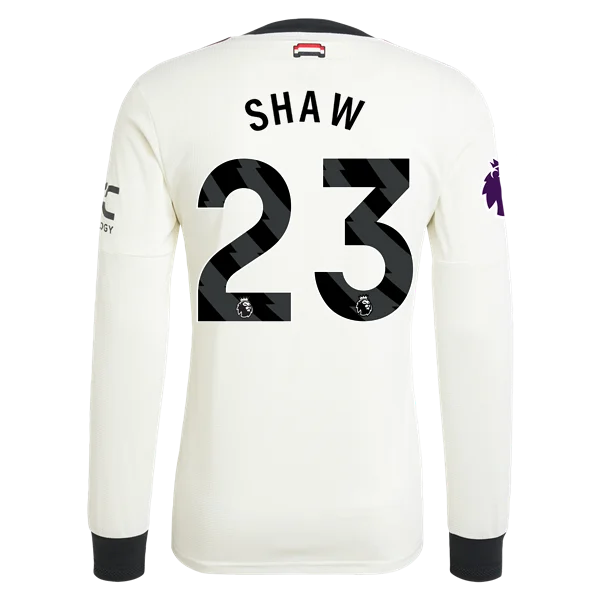 Luke Shaw Manchester United 24/25 Long Sleeve Player Third Jersey