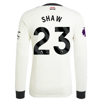 Luke Shaw Manchester United 24/25 Long Sleeve Player Third Jersey 01