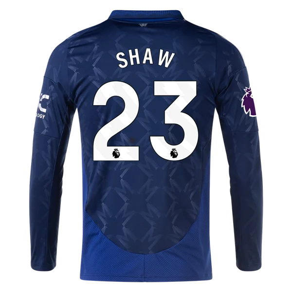 Luke Shaw Manchester United 24/25 Long Sleeve Away Jersey
