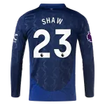 Luke Shaw Manchester United 24/25 Long Sleeve Away Jersey