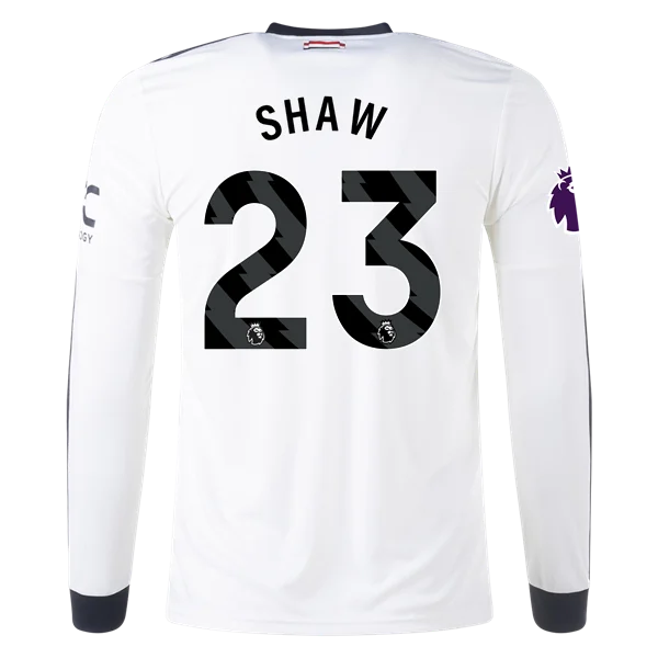 Luke Shaw Manchester United 24/25 Long Sleeve Third Jersey