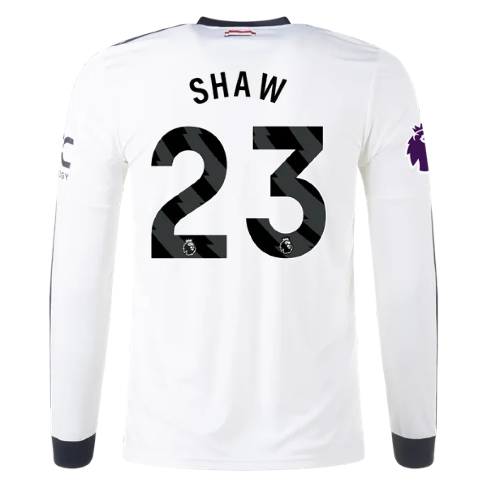 Luke Shaw Manchester United 24/25 Long Sleeve Third Jersey