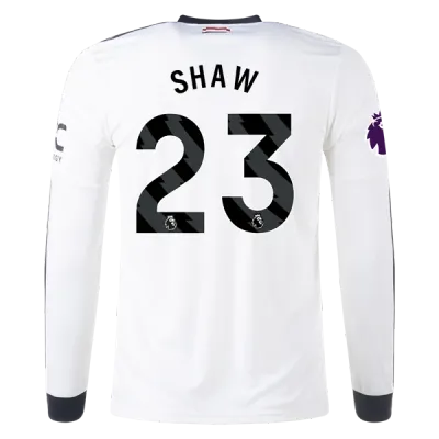 Luke Shaw Manchester United 24/25 Long Sleeve Third Jersey 01