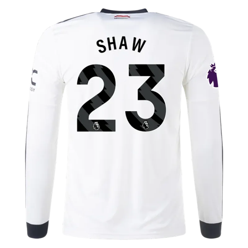 Luke Shaw Manchester United 24/25 Long Sleeve Third Jersey