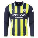 Manchester City 24/25 Replica Long Sleeve Away Jersey