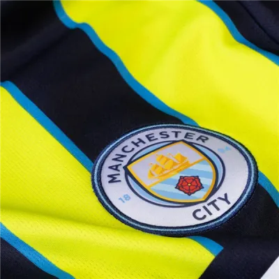 Manchester City 24/25 Replica Long Sleeve Away Jersey 02