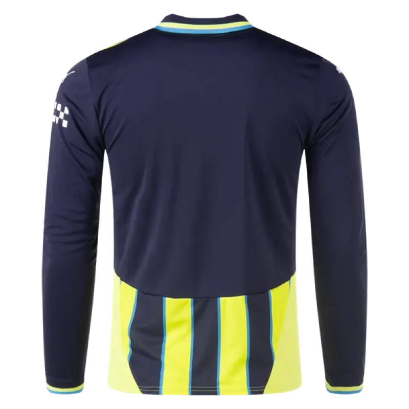 Manchester City 24/25 Replica Long Sleeve Away Jersey