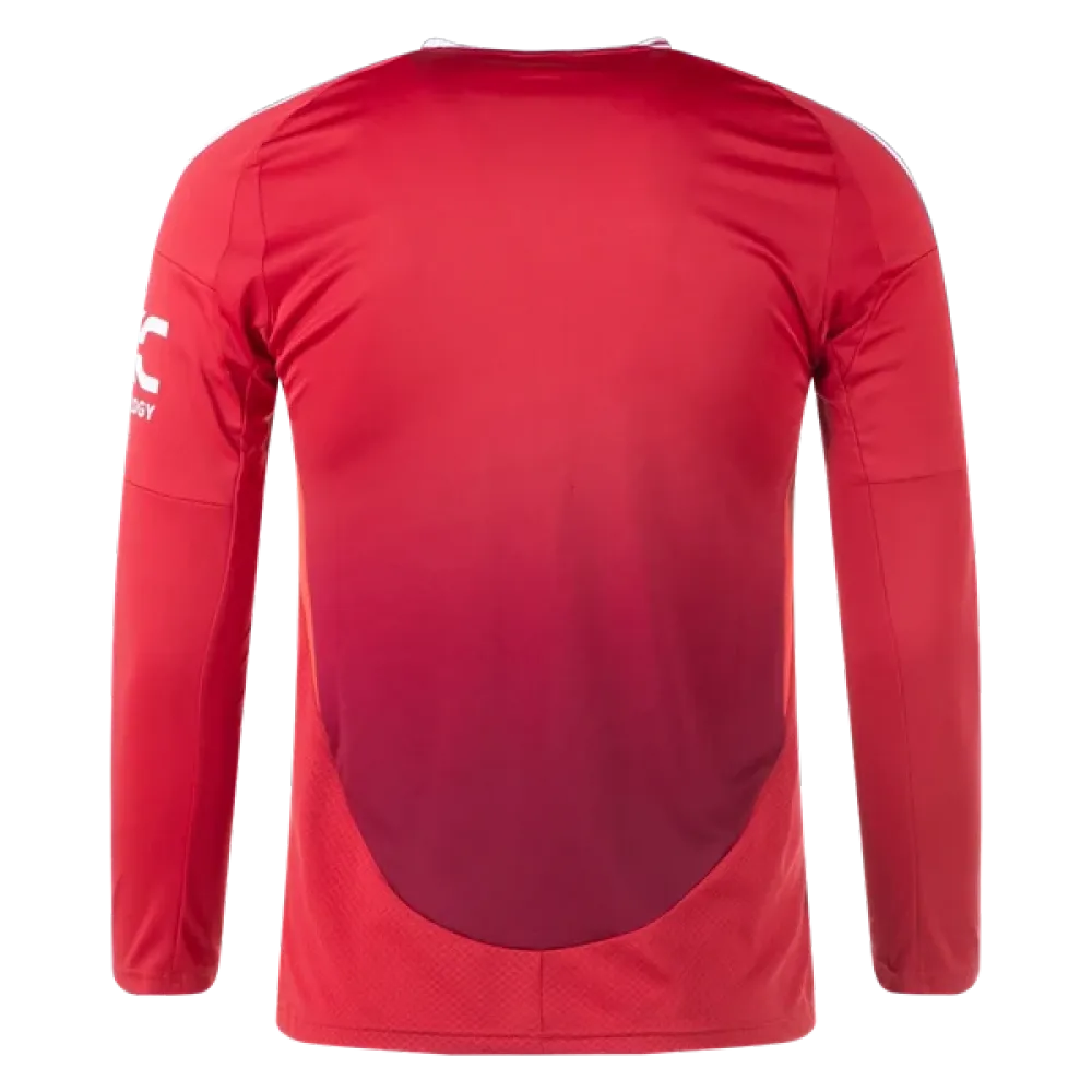 Manchester United 24/25 Long Sleeve Home Jersey