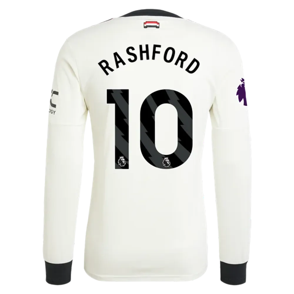 Marcus Rashford Manchester United 24/25 Long Sleeve Player Third Jersey