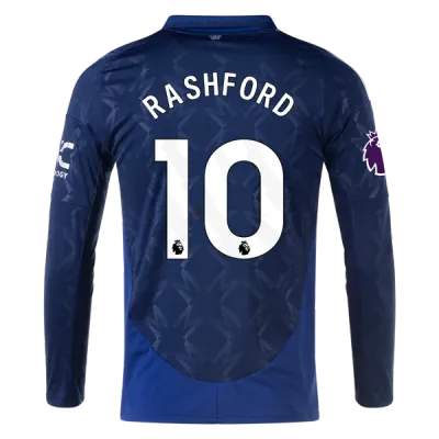 Marcus Rashford Manchester United 24/25 Long Sleeve Away Jersey 01