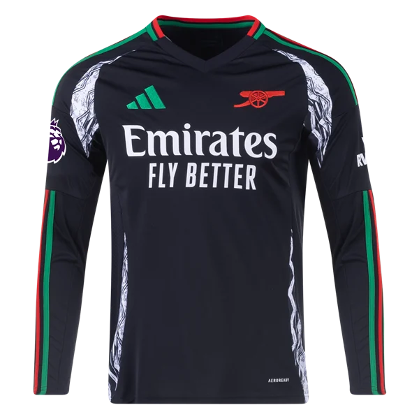 Martin Ødegaard Arsenal 24/25 Long Sleeve Away Jersey