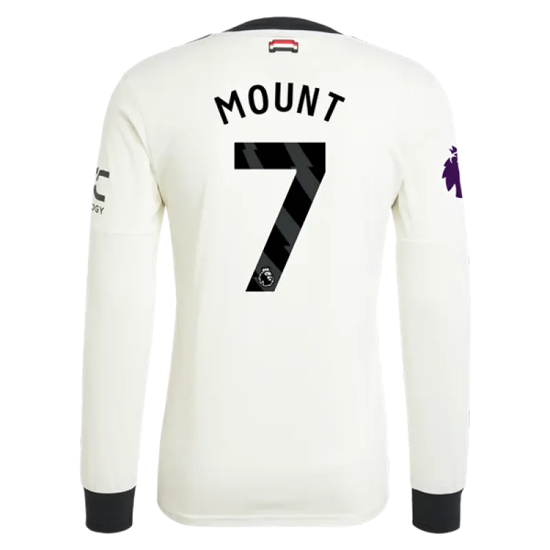 Mason Mount Manchester United 24/25 Long Sleeve Player Third Jersey