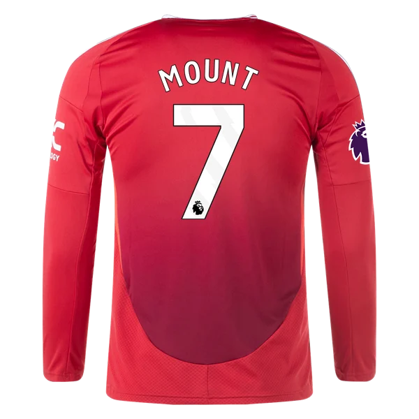 Mason Mount Manchester United 24/25 Long Sleeve Home Jersey