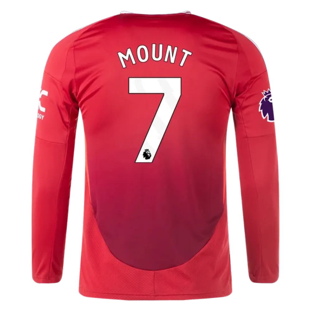 Mason Mount Manchester United 24/25 Long Sleeve Home Jersey