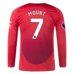 Mason Mount Manchester United 24/25 Long Sleeve Home Jersey