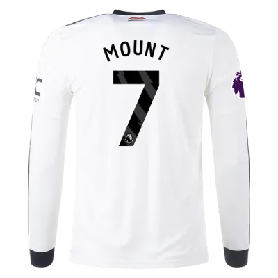 Mason Mount Manchester United 24/25 Long Sleeve Third Jersey 01