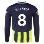 Mateo Kovacic Manchester City 24/25 Replica Long Sleeve Away Jersey