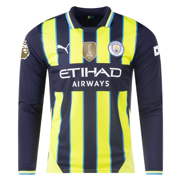 Mateo Kovacic Manchester City 24/25 Player Long Sleeve Away Jersey