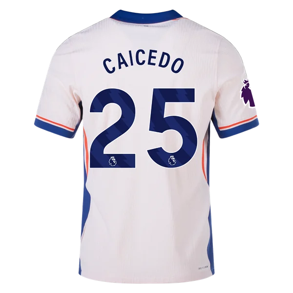 Moisés Caicedo Chelsea 24/25 Player Away Jersey