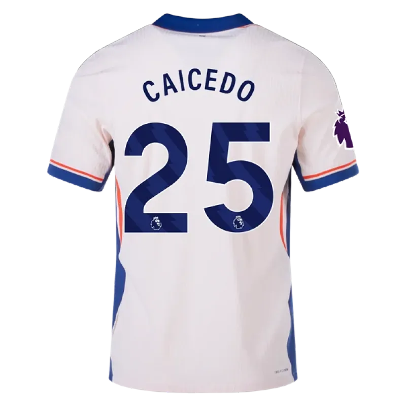 Moisés Caicedo Chelsea 24/25 Player Away Jersey