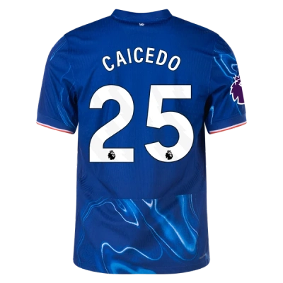 Moisés Caicedo Chelsea 24/25 Player Home Jersey 01