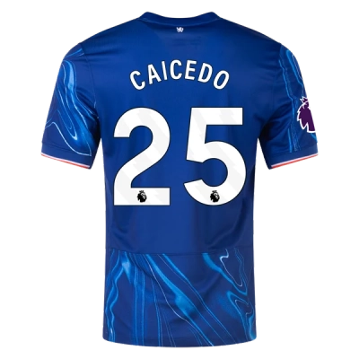 Moisés Caicedo Chelsea 24/25 Home Jersey 01