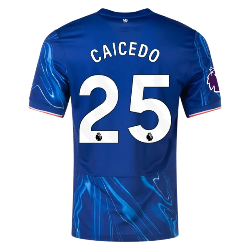 Moisés Caicedo Chelsea 24/25 Home Jersey