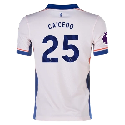Moisés Caicedo Chelsea 24/25 Youth Away Jersey 01