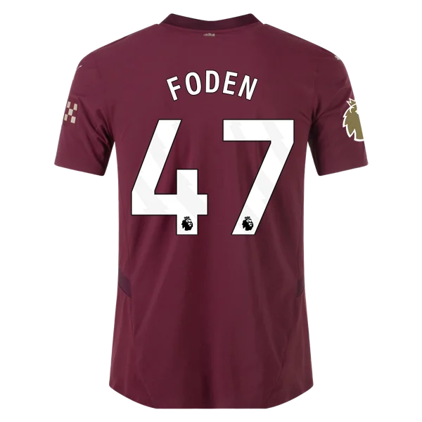 Phil Foden Manchester City 24/25 Player Third Jersey