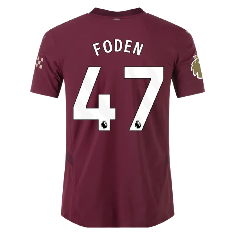 Phil Foden Manchester City 24/25 Player Third Jersey