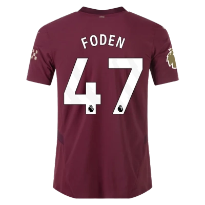 Phil Foden Manchester City 24/25 Player Third Jersey 01