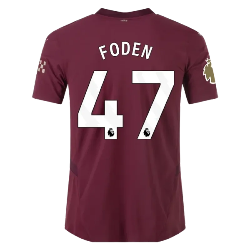 Phil Foden Manchester City 24/25 Player Third Jersey