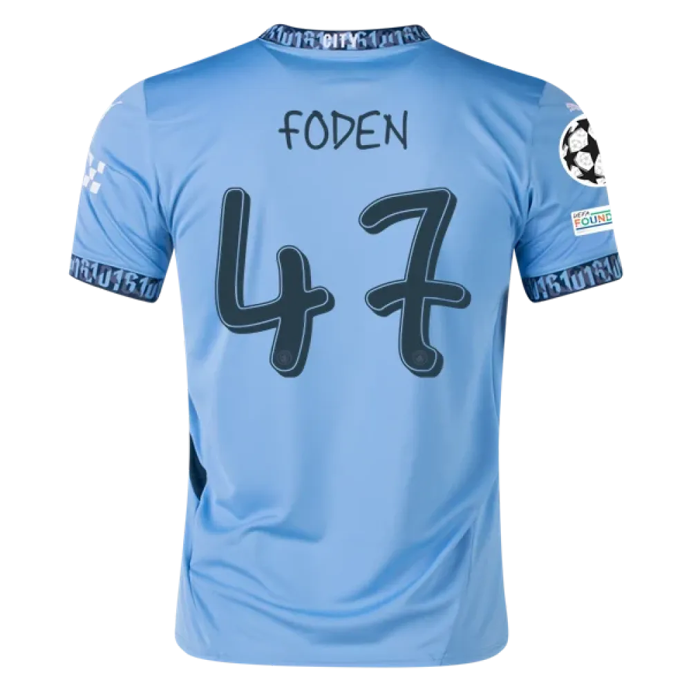 Phil Foden Manchester City UCL 24/25 Replica Home Jersey