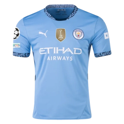 Phil Foden Manchester City UCL 24/25 Replica Home Jersey 02