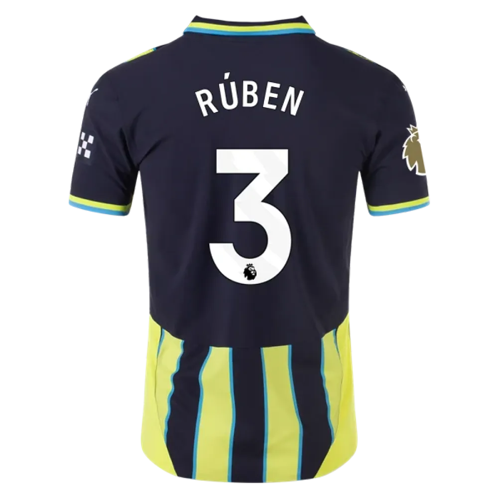 Rúben Dias Manchester City 24/25 Player Away Jersey