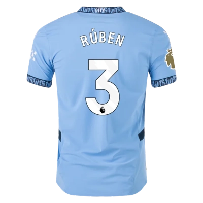 Rúben Dias Manchester City 24/25 Player Home Jersey 01