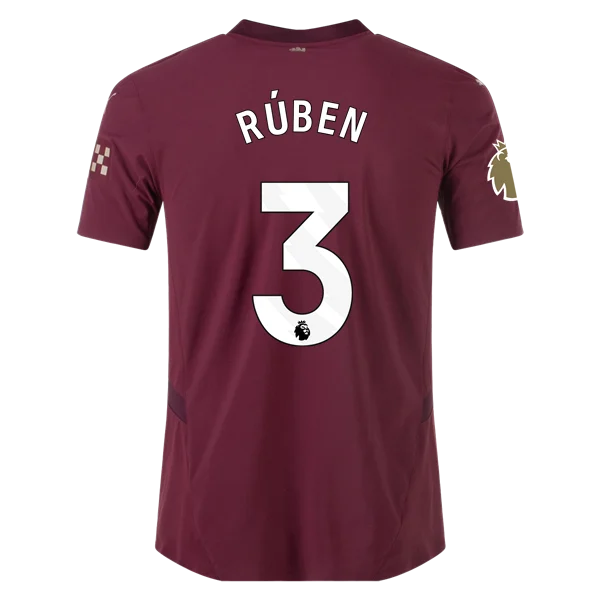 Rúben Dias Manchester City 24/25 Player Third Jersey