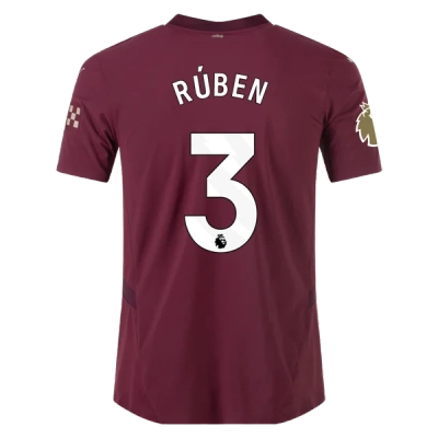 Rúben Dias Manchester City 24/25 Player Third Jersey 01