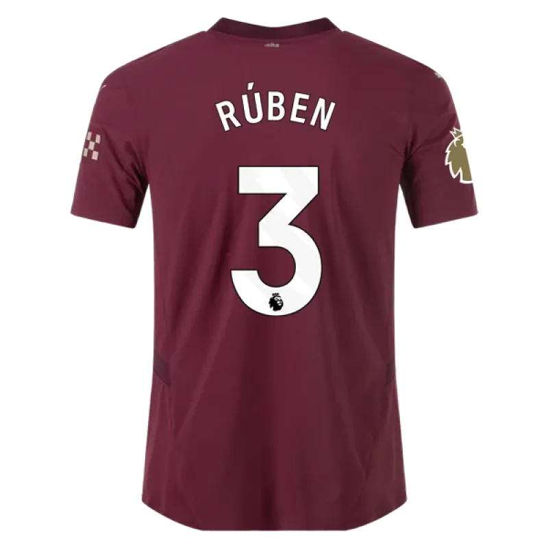 Rúben Dias Manchester City 24/25 Player Third Jersey