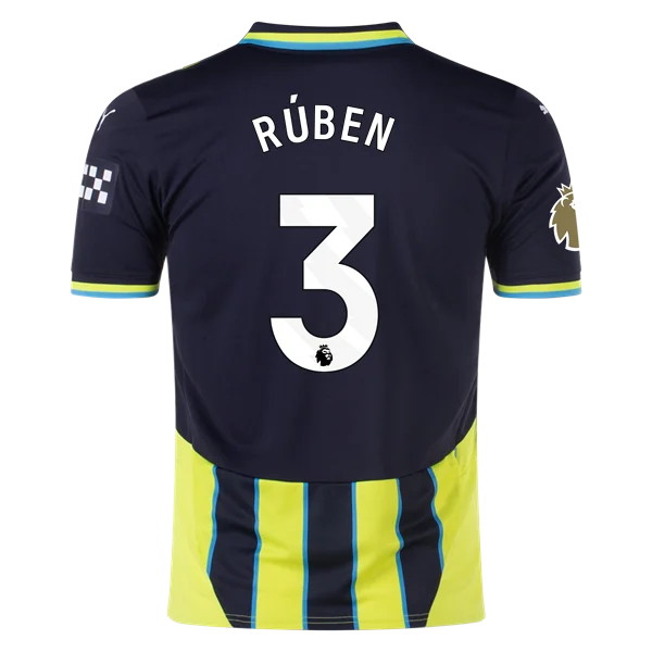 Rúben Dias Manchester City 24/25 Replica Away Jersey