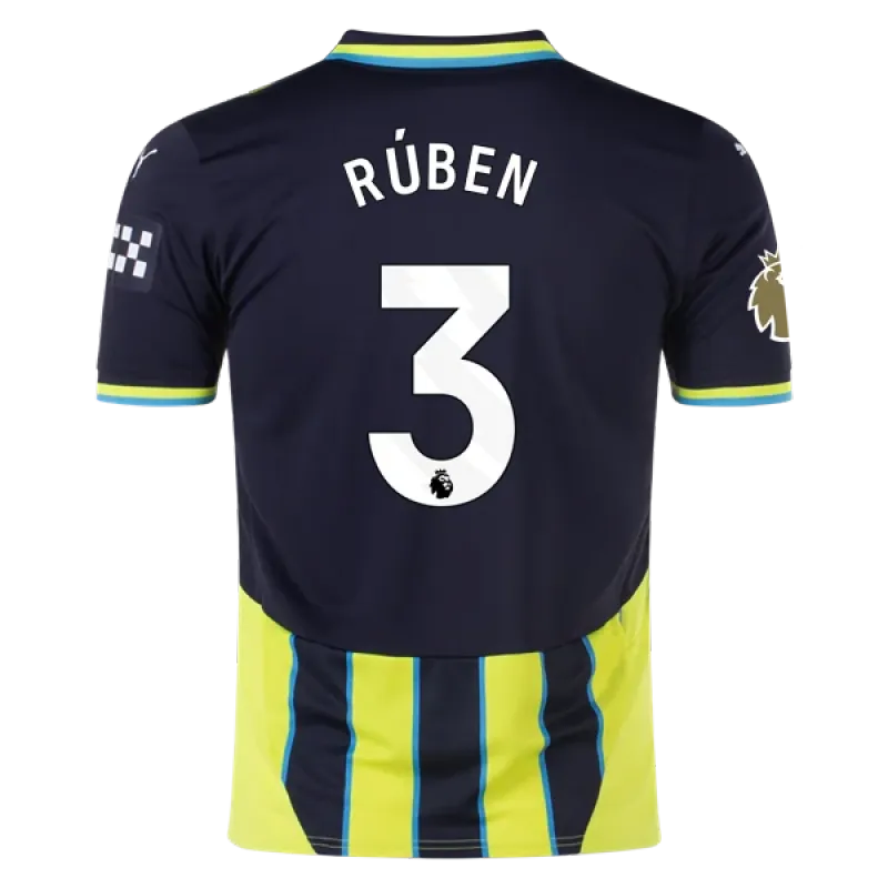 Rúben Dias Manchester City 24/25 Replica Away Jersey