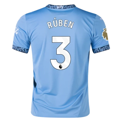 Rúben Dias Manchester City 24/25 Replica Home Jersey 01