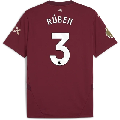 Rúben Dias Manchester City 24/25 Replica Third Jersey 01