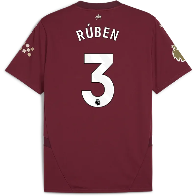 Rúben Dias Manchester City 24/25 Replica Third Jersey
