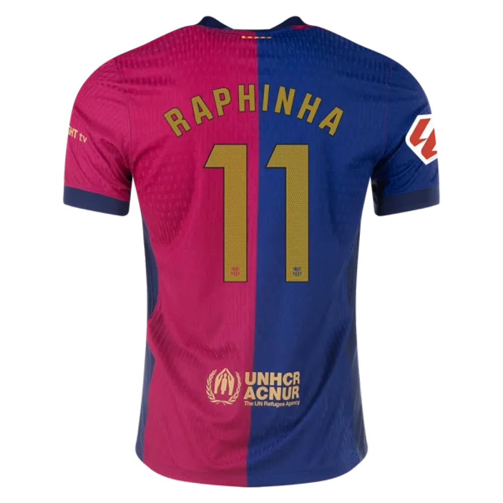Raphinha Barcelona 24/25 Player Home Jersey