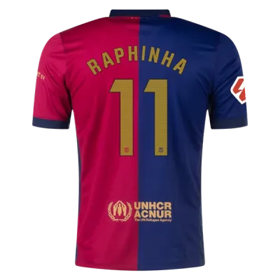 Raphinha Barcelona 24/25 Home Jersey 01